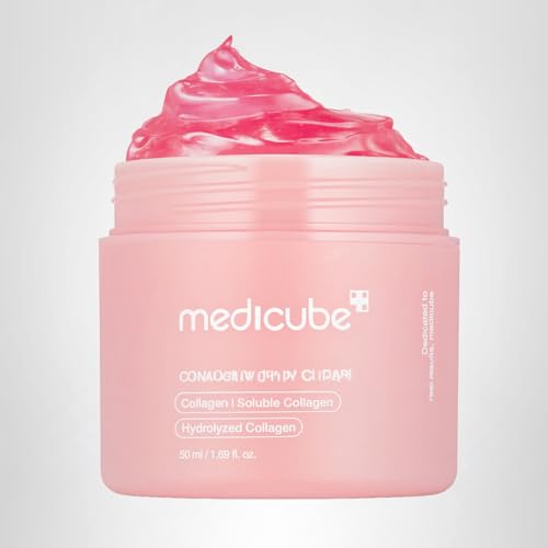 medicube Jelly Cream with Collagen, Niacinamide | Freeze-Dried Hydrolyzed Collagen for Skin Barrier Hydration & 24H Glow | Plumper, Firmer looking skin | 3.71 fl.oz