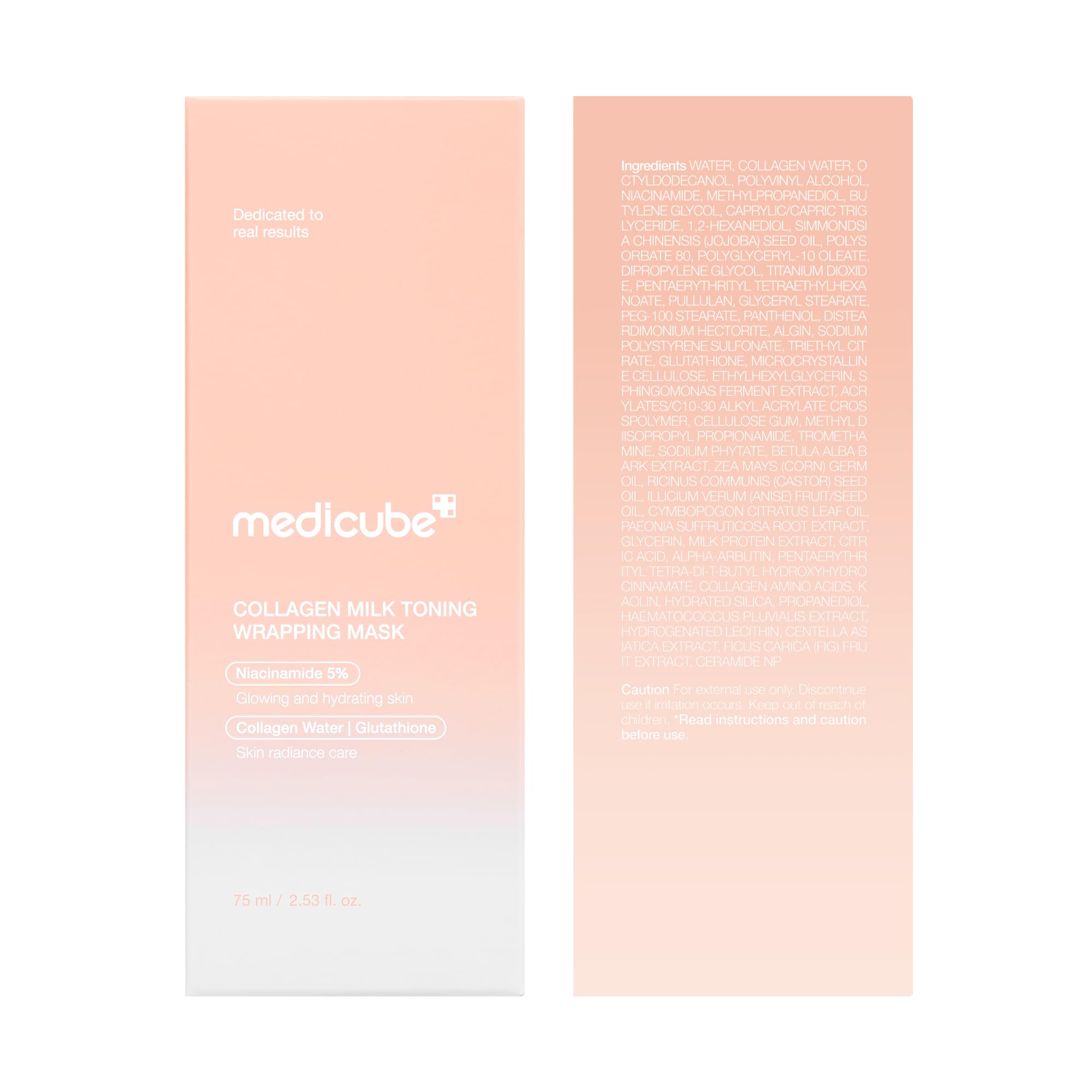 Medicube Wrapping Mask Collagen Overnight Peel Off Facial Mask | Elasticity & Hydration Care, Reduces Sagging & Dullness | Hydrolyzed Collagen For Glowing Skin