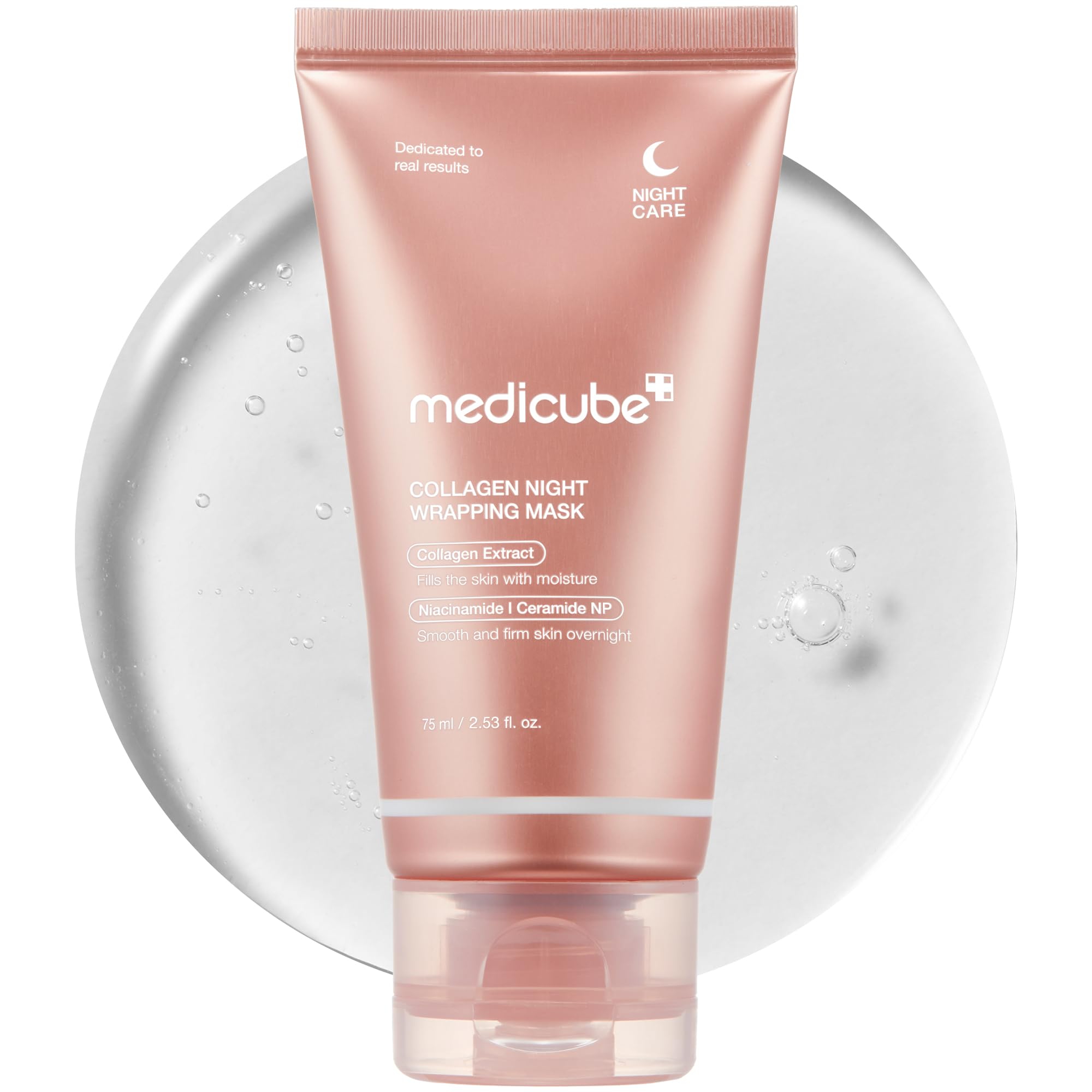 Medicube Wrapping Mask Collagen Overnight Peel Off Facial Mask | Elasticity & Hydration Care, Reduces Sagging & Dullness | Hydrolyzed Collagen For Glowing Skin
