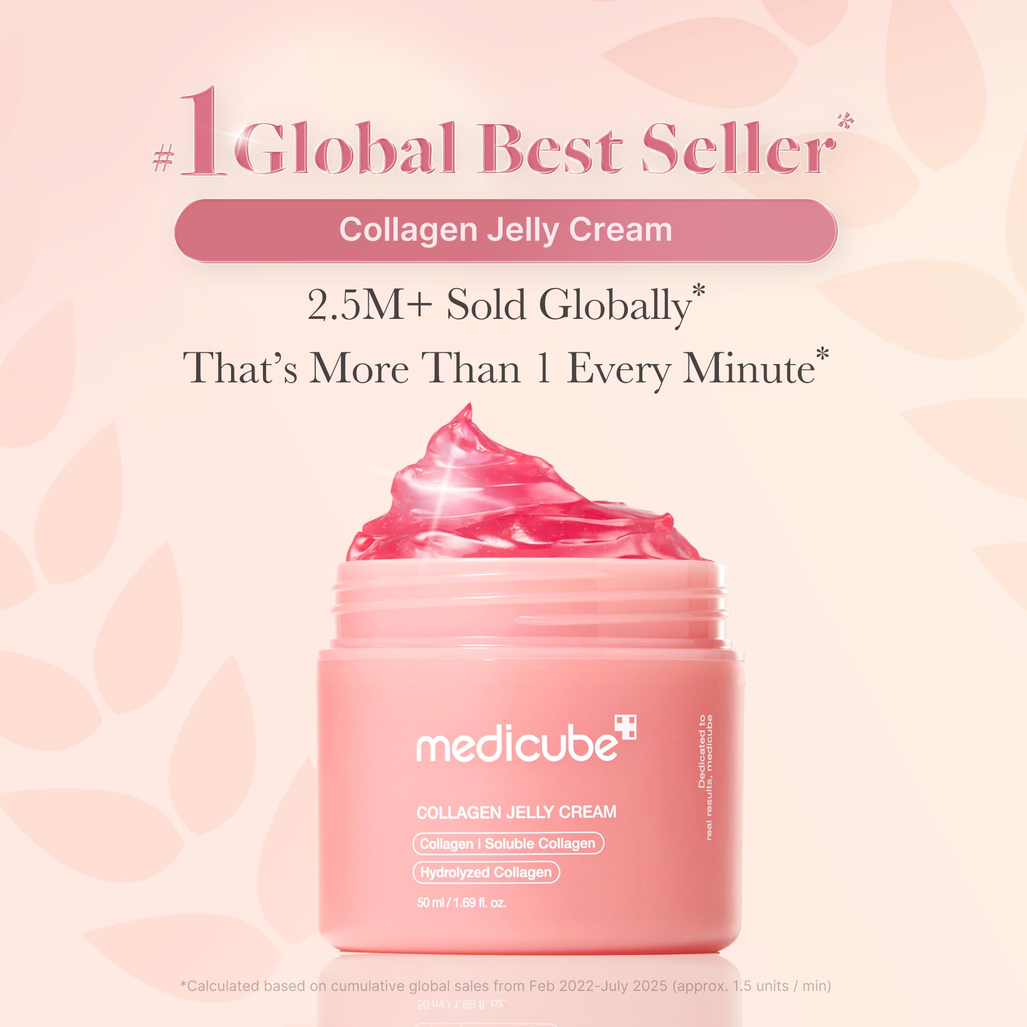 medicube Jelly Cream with Collagen, Niacinamide | Freeze-Dried Hydrolyzed Collagen for Skin Barrier Hydration & 24H Glow | Plumper, Firmer looking skin | 3.71 fl.oz