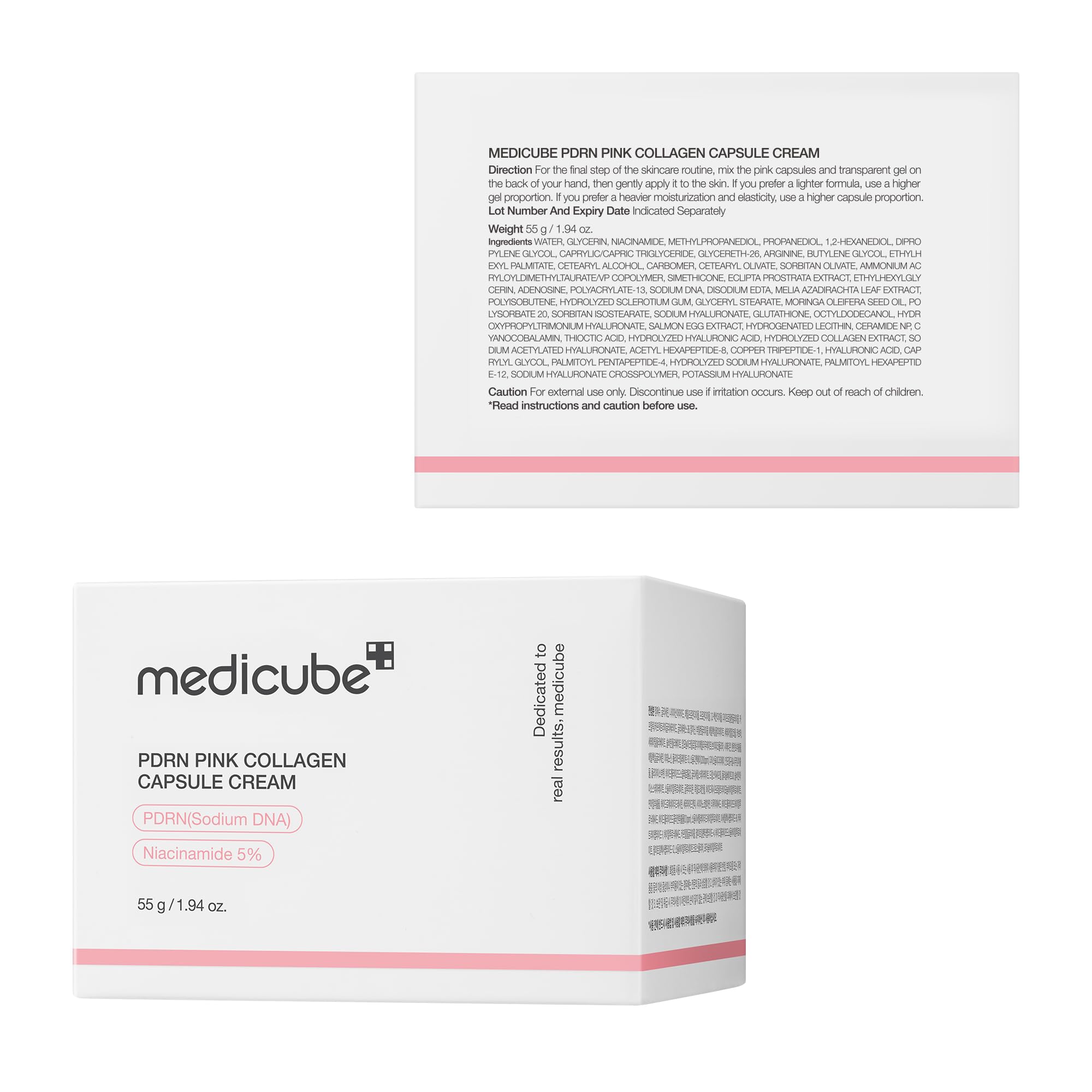 medicube Capsule Cream with Deep Vitamin C | Liposome Vitamin C Golden Capsule for Radiance & Firm-Looking Skin | Hydrating Glow Gel Texture | Korean Skincare, 1.94 oz