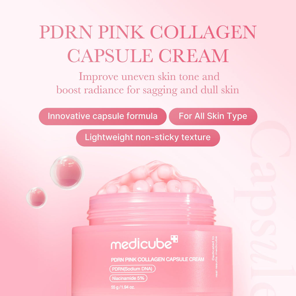 medicube Capsule Cream with Deep Vitamin C | Liposome Vitamin C Golden Capsule for Radiance & Firm-Looking Skin | Hydrating Glow Gel Texture | Korean Skincare, 1.94 oz