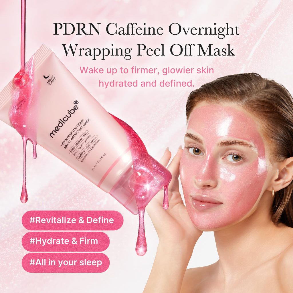 Medicube Wrapping Mask Collagen Overnight Peel Off Facial Mask | Elasticity & Hydration Care, Reduces Sagging & Dullness | Hydrolyzed Collagen For Glowing Skin